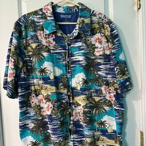 king size hawaiian shirt 2XLT